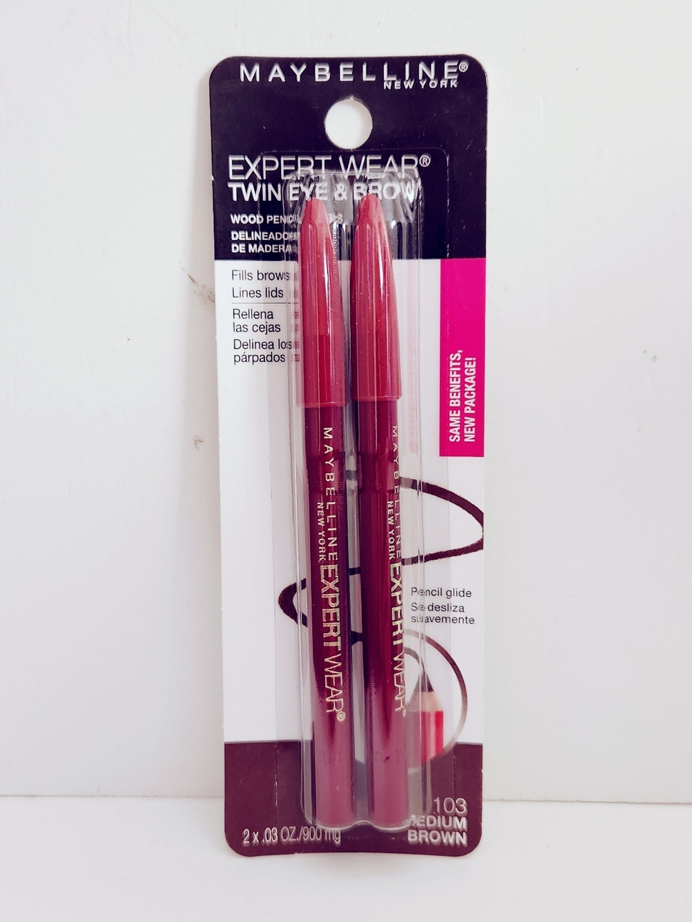 ⭐4/$15 Maybelline Expert Wear Twin Brow and Eye Pencils Medium Brown